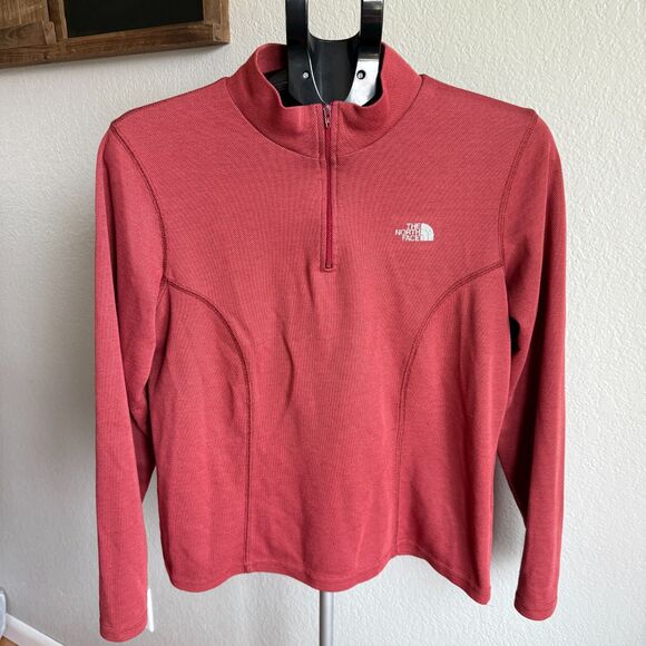 The North Face Made in USA Womens Long Sleeve Base Layer 1/4 Zip Size XL - Picture 1 of 4